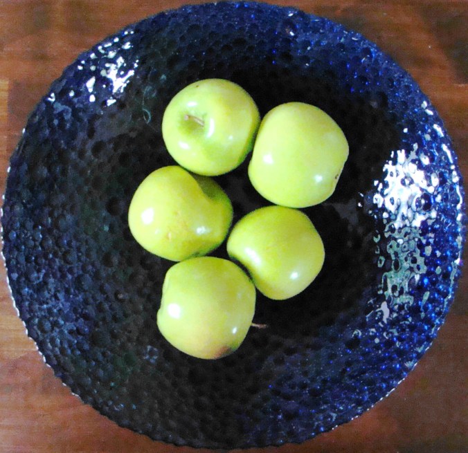 Cobalt blue glass in the morning sun still makes me happy.