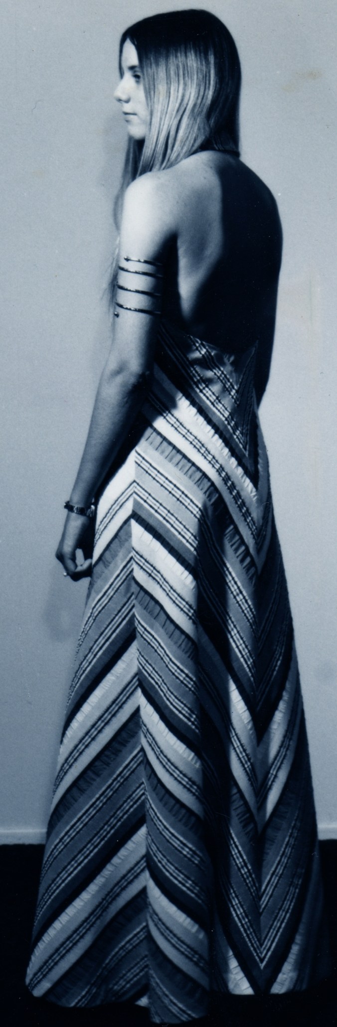 Note the sullen look.  Puberty is also a bitch.