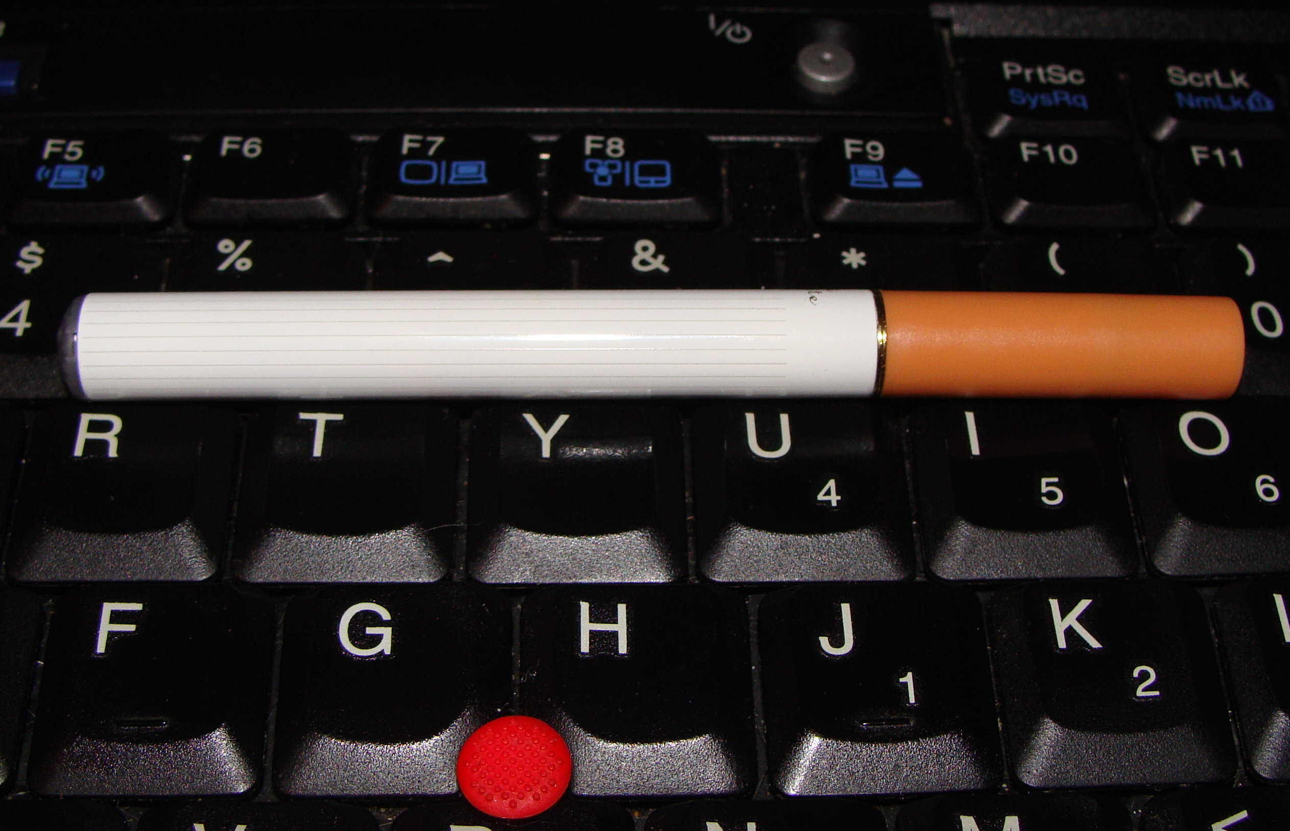 The perfect cigarette for one who composes at the keyboard?  We'll see.