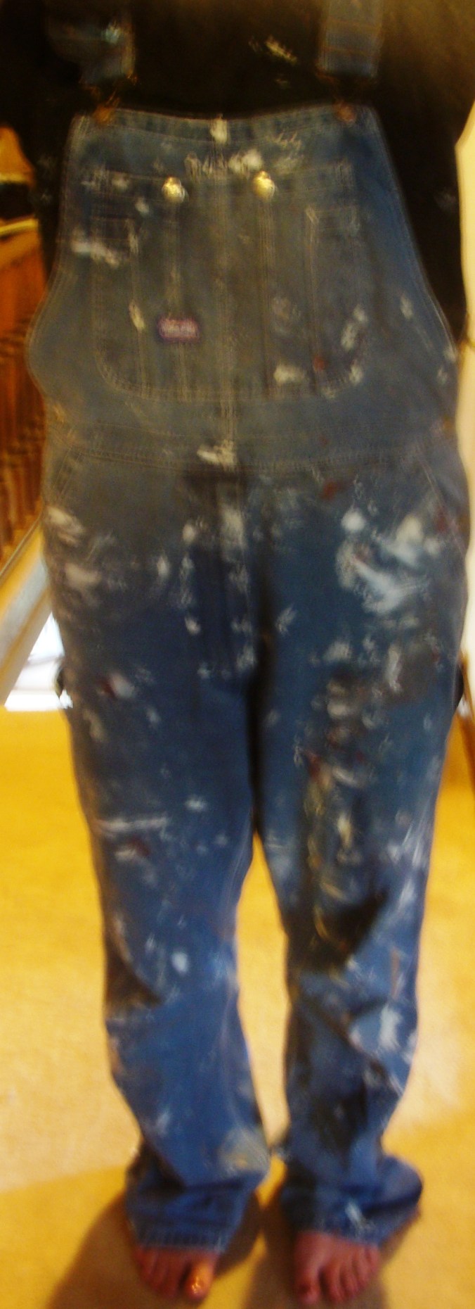 Donning battle gear.