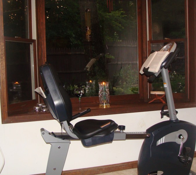 My new and improved fitness area.