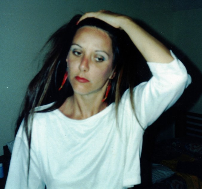 Exasperated, Connie pulls out her hair while the scanner repeatedly malfunctions.