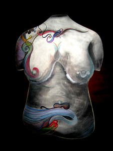 Drawing for the Maiden Mother Crone Triptych