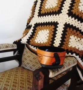 Tea often demands a good book and a comfortable rocking chair.