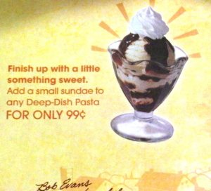 Finish up with something sweet.