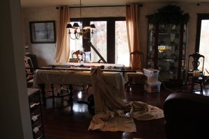 The drapes and I had to have frequent time-outs.